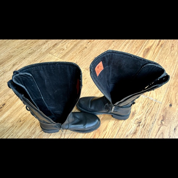 Ladies, Harley-Davidson Women's Alexa Back Lace Leather Motorcycle Boots D85167 - Picture 7 of 7